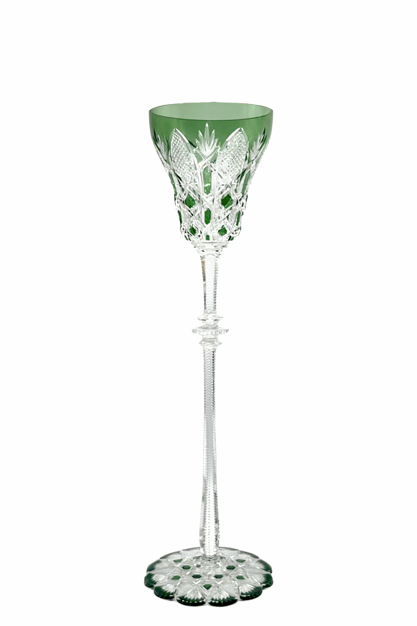 Tsar baccarat verre à eau vert