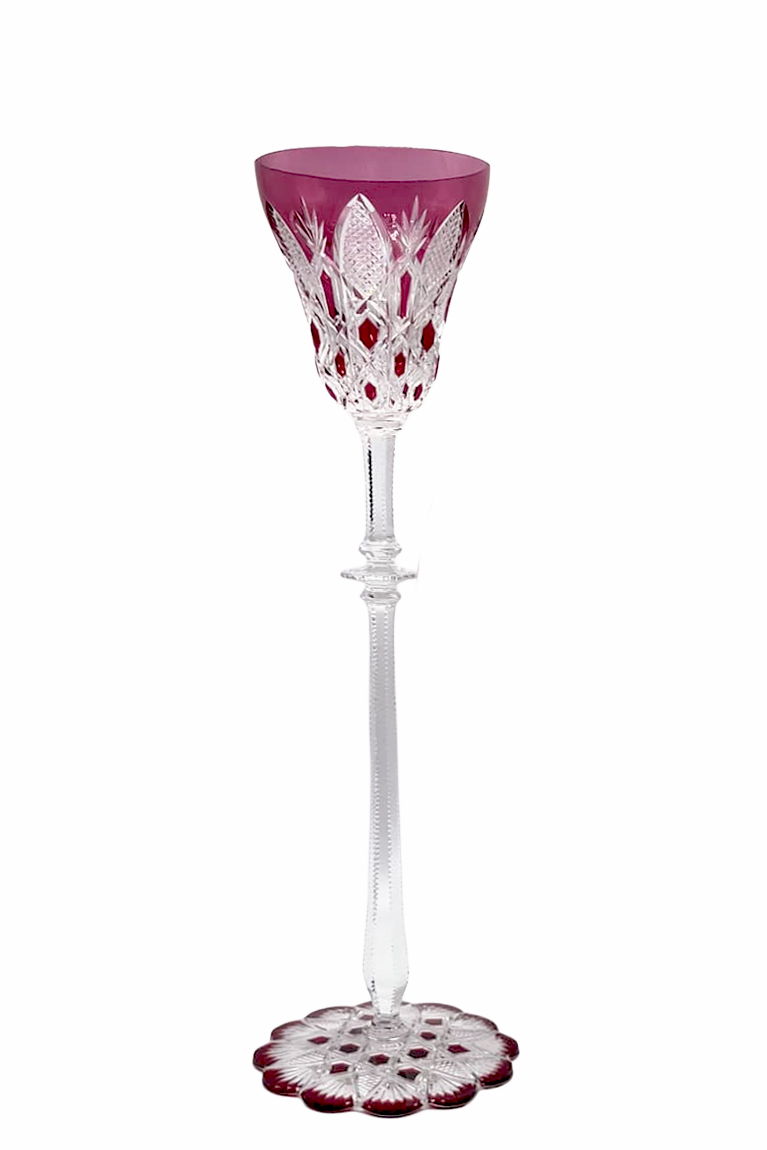 TSAR BACCARAT verre à eau rouge
